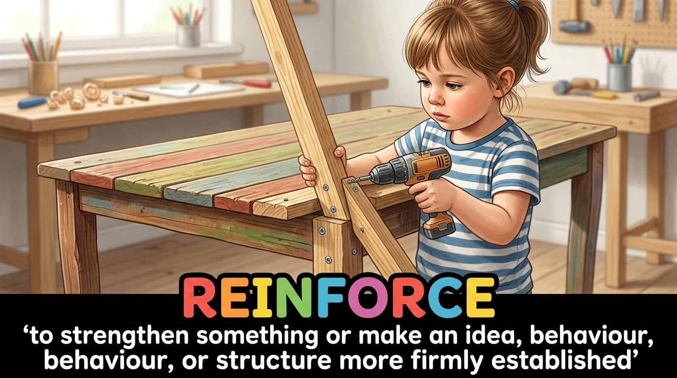 English Illustration for reinforce